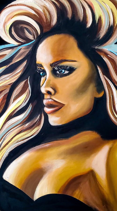 Wind in Her Hair by Tetiana Surshko