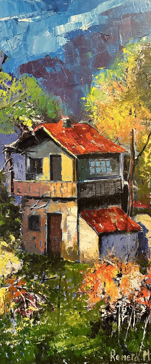 " Village house " III by Reneta Isin