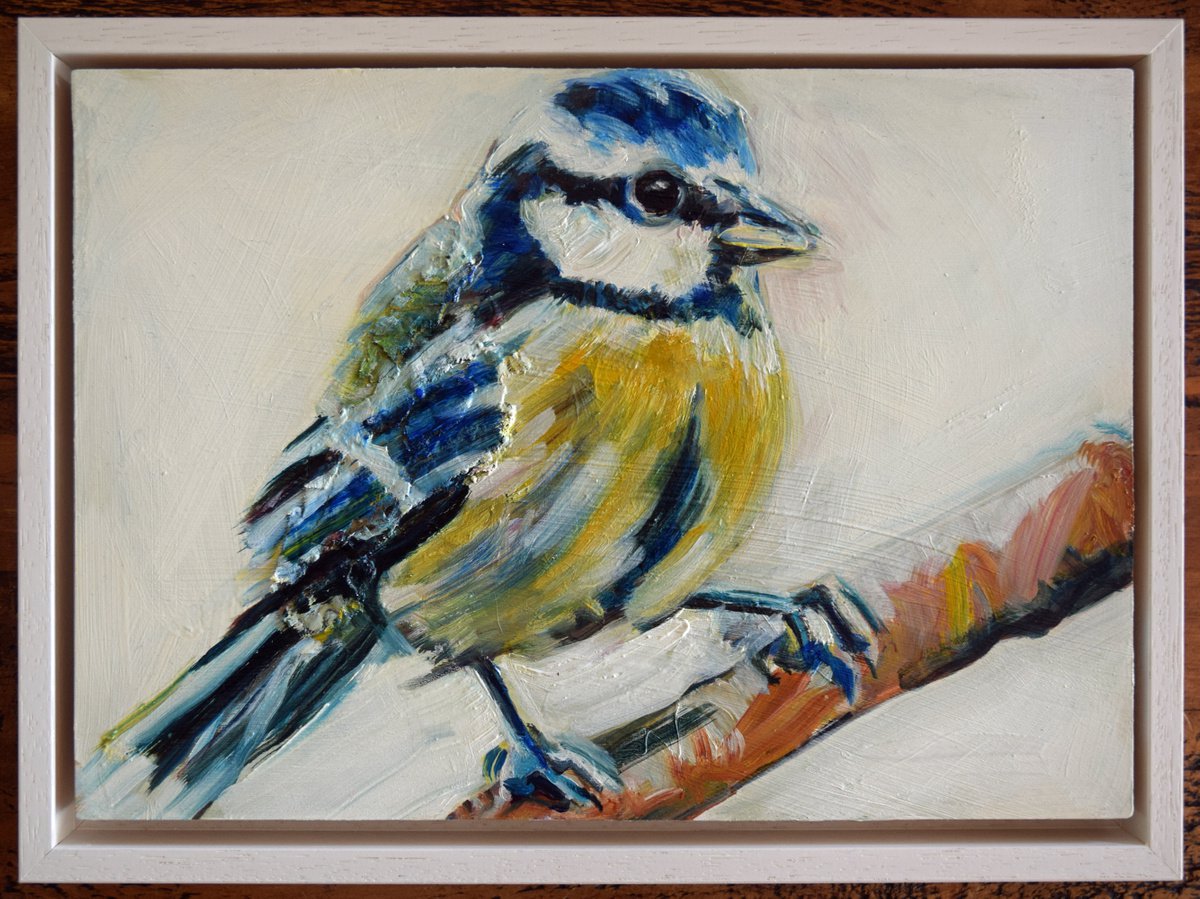Blue Tit Right by Michelle Parsons