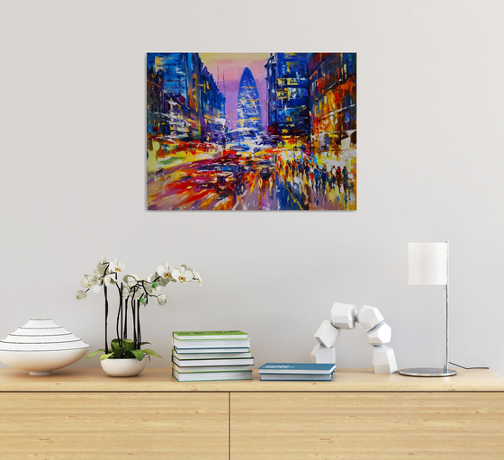 Abstract cityscape (London)