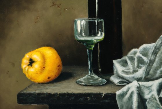 Still life with fabric