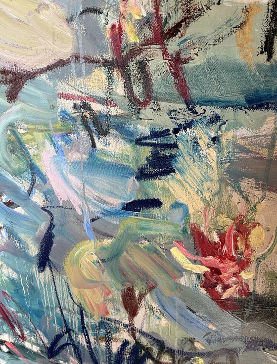 Spring pond. Diptych