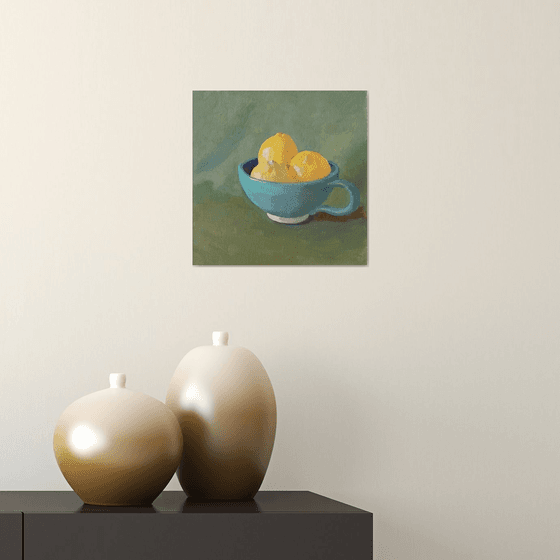 Lemons in a bowl
