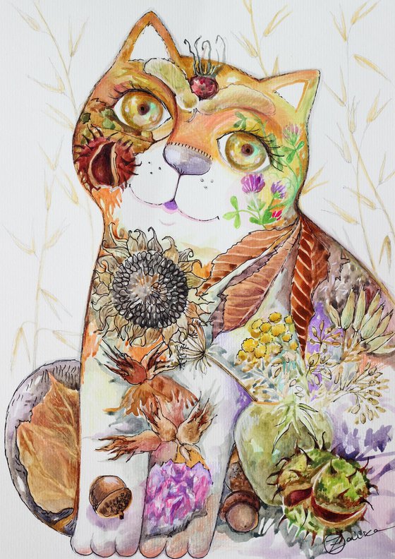 Autun Harvest Cat