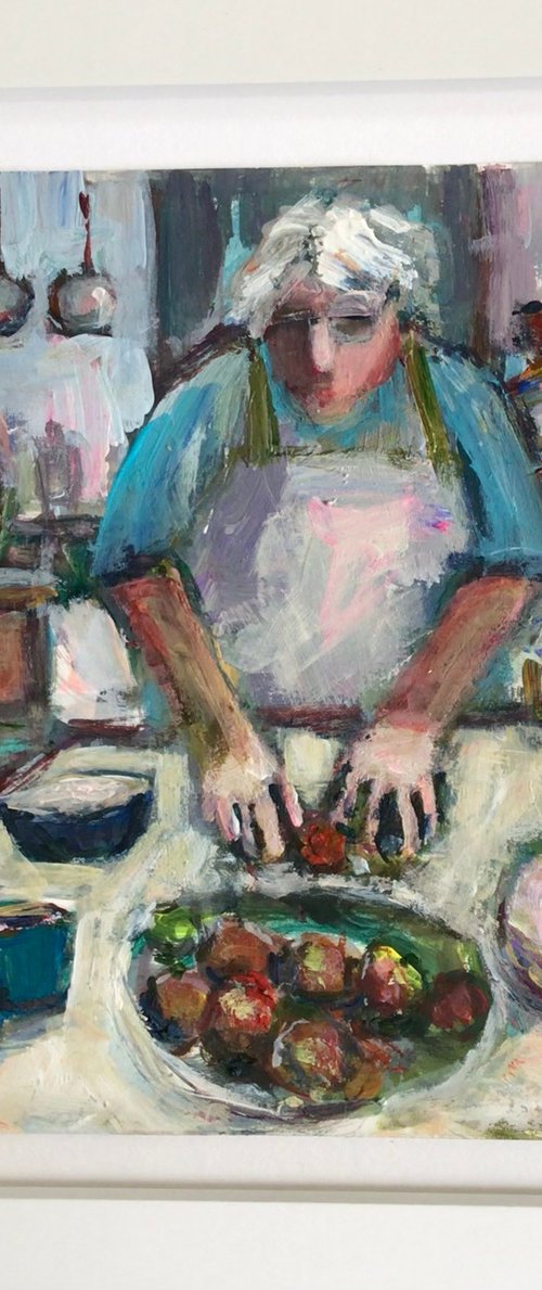 GRANDMA’S APPLE PIE by Roma Mountjoy