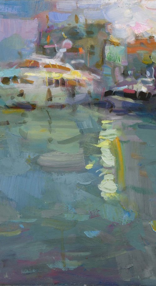 "Twilight in the port" by Eugene Segal