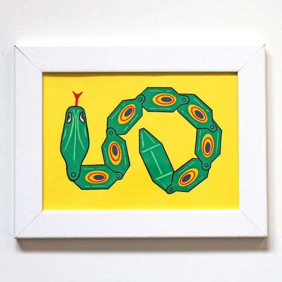 Wiggly Plastic Snake Toy