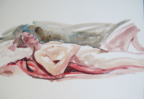 reclining female nude