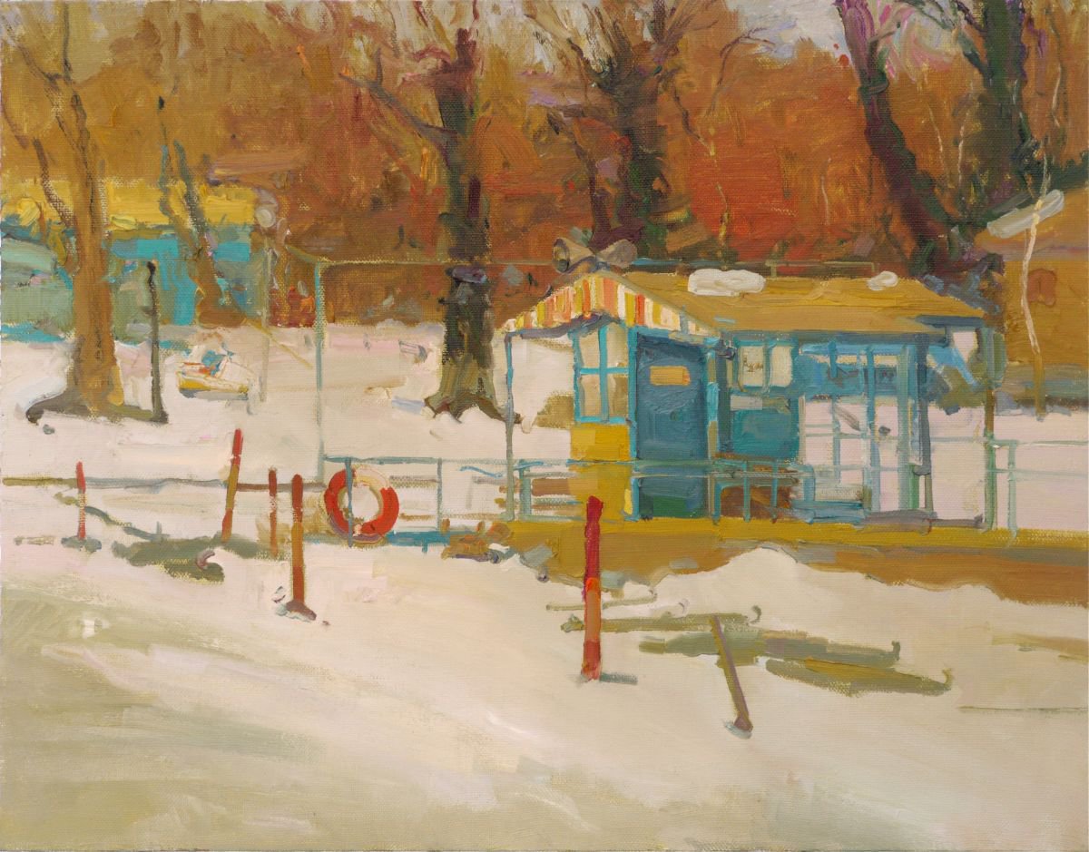 Winter in Hydropark by Victor Onyshchenko