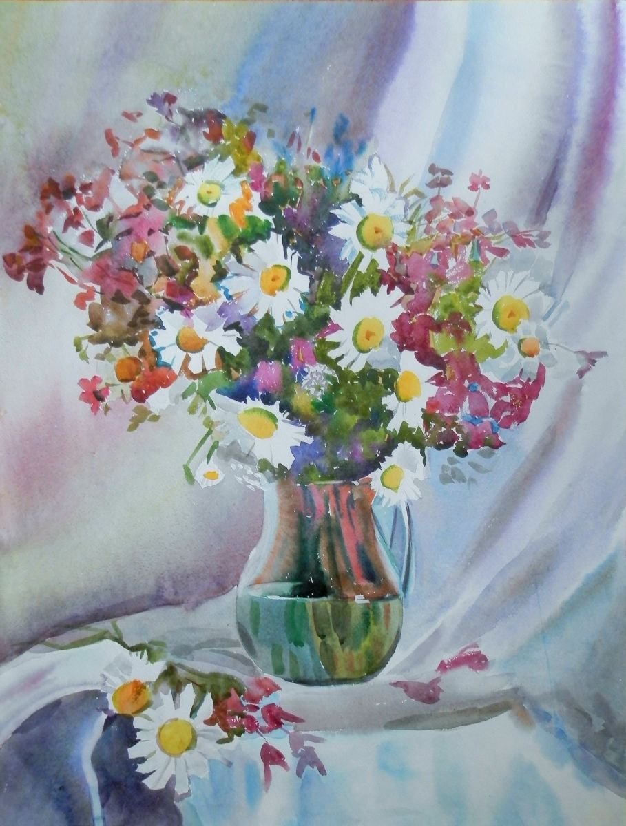 daisies by Valentina Kachina