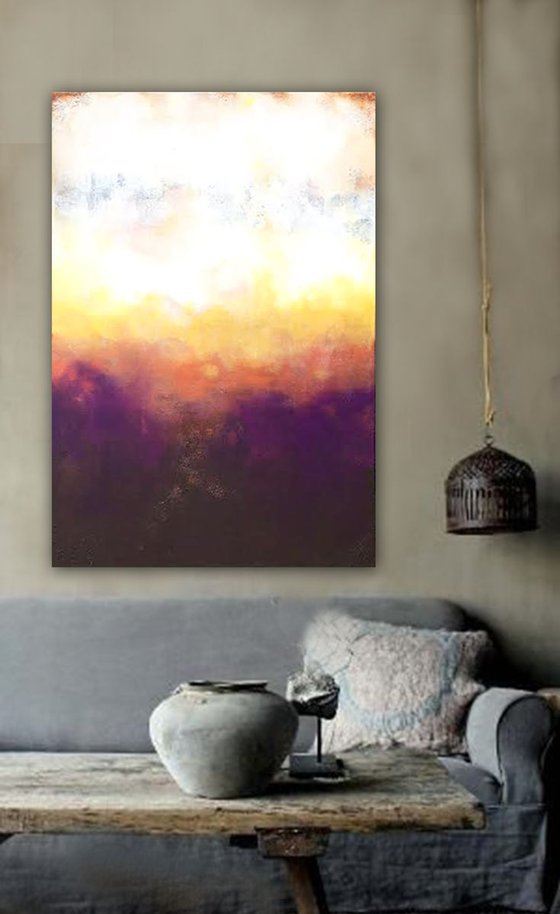 purple copper gold (120 x 80 cm) - dee brown