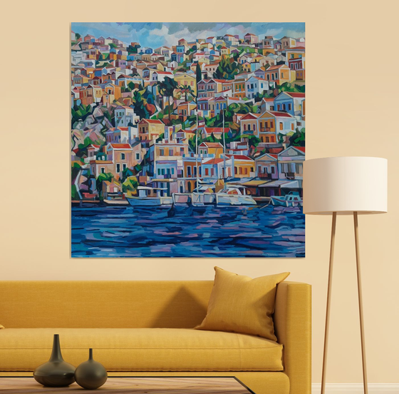 The city of Symi, 2022