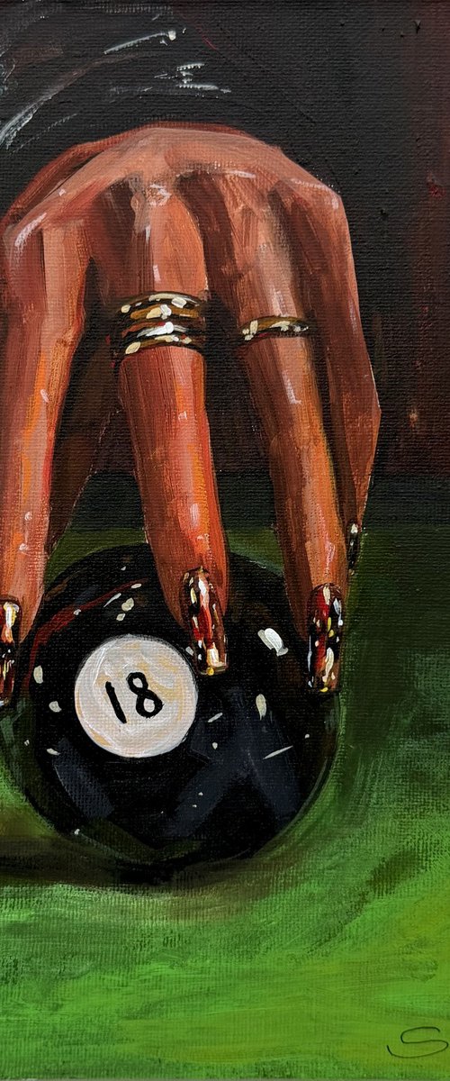 Billiard Ball by Victoria Sukhasyan