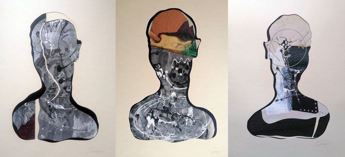 Surrealistic Acrylic Painting , S3O By Stefano Mazzolini, 59 X 28, Artwork For Sale On Artfinder