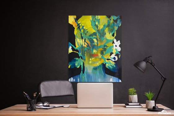 Floral Masked Portrait