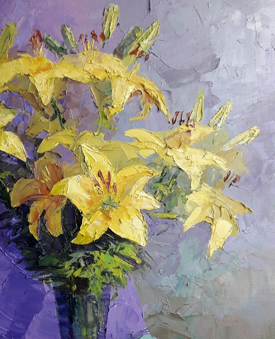 Yellow lilies