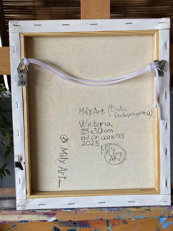 Wisteria Blossoms – Textured Floral