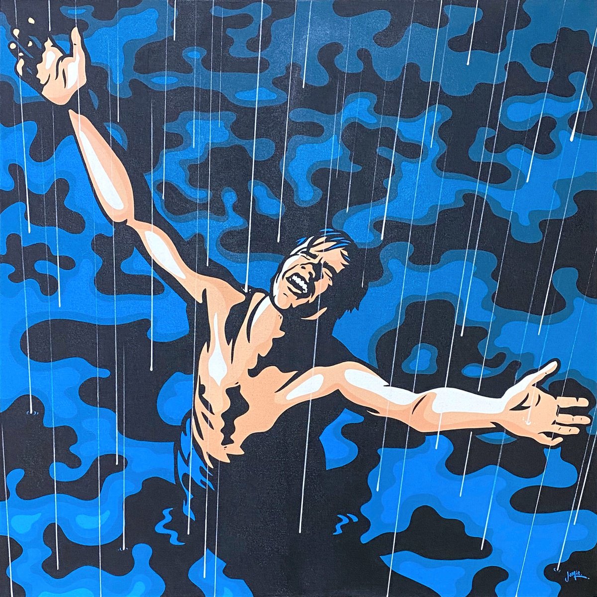 Urban And Pop Acrylic Painting , Shawshank Redemption By Jamie Lee, 28 X 28, Artwork For Sale On Artfinder