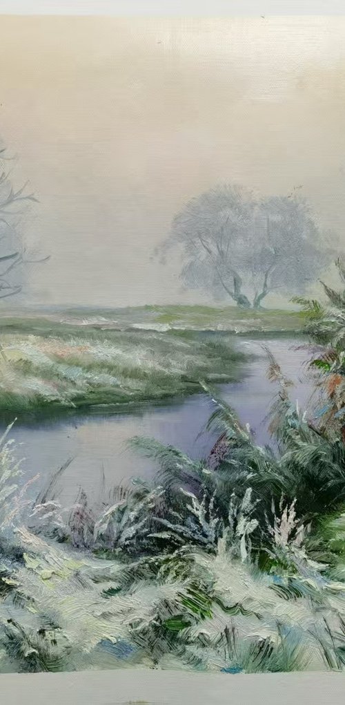 landscape oil painting by Julian Yu