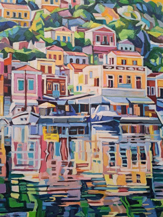 Symi in the mirror