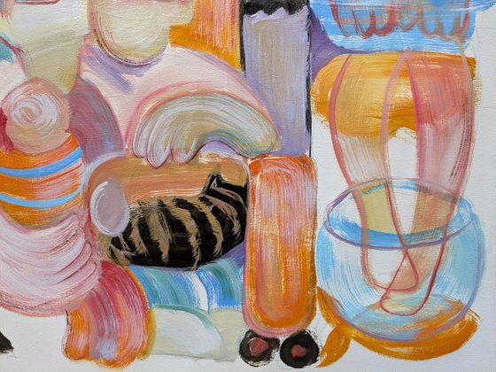 The Waiting Room (two paintings)