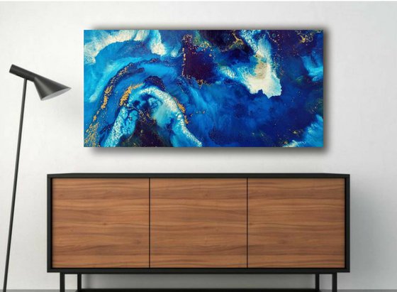 Ocean depths (50x100cm)