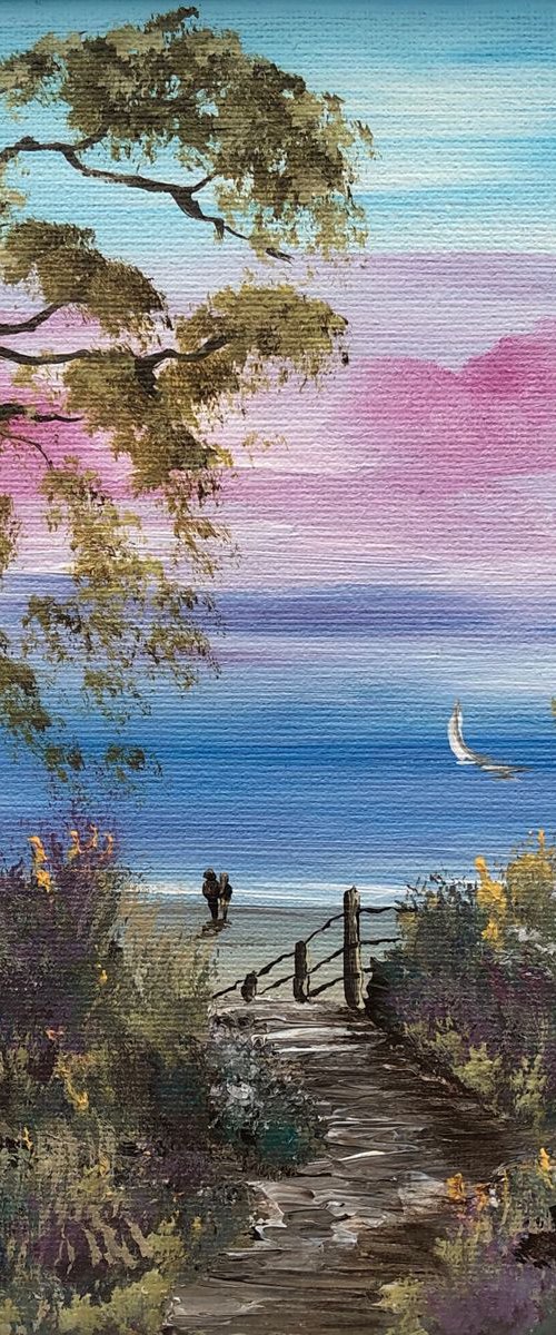 Romance on the beach by Marja Brown