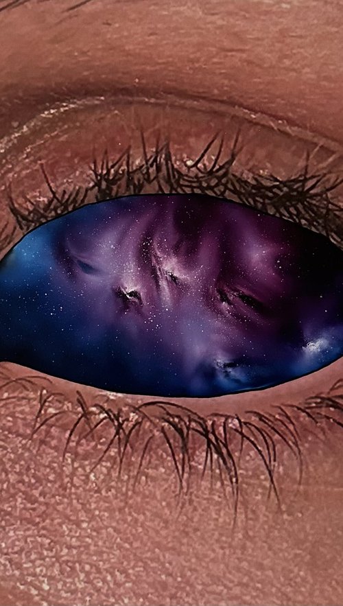 so sad // self- portrait by lysergic