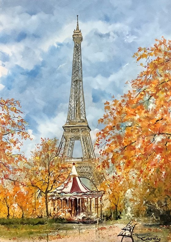 Paris on a Autumn Day