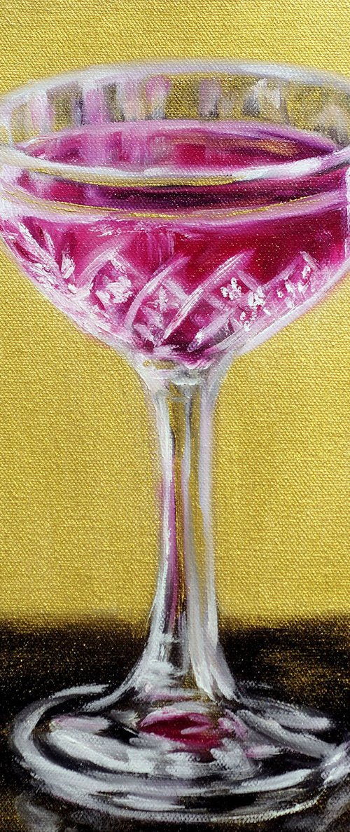 A Lady's Toast by Ruslana Levandovska