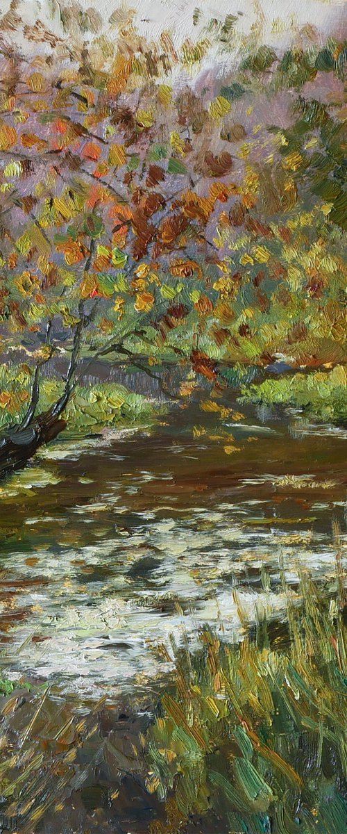 At The Autumn Bank by Nikolay Dmitriev