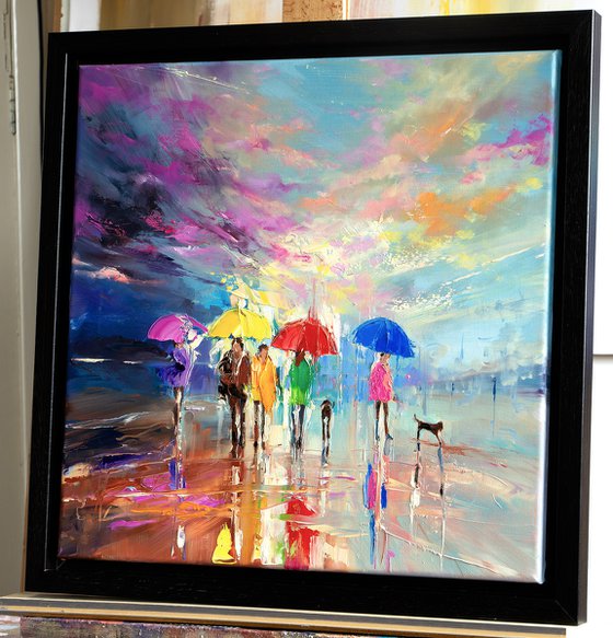 'Winter Walk' Framed