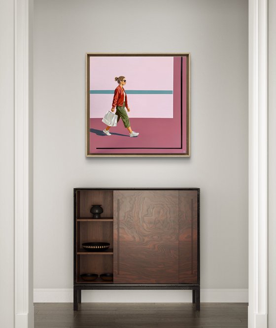 Woman In Sunglasses - Original Painting