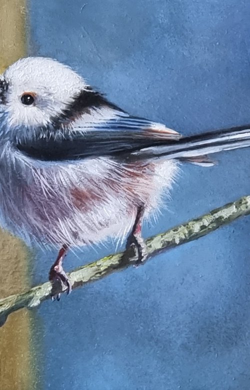 "Small bird. " bird jay 2021 by Anna Bessonova (Kotelnik)