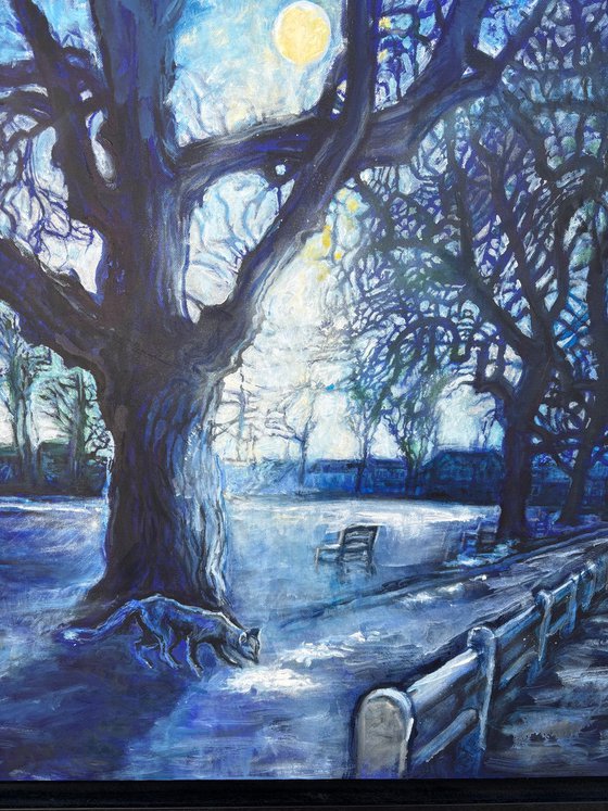 Christmas Fox on Twickenham Green