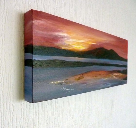 Sunset OVer Barra - A Scottish Seascape