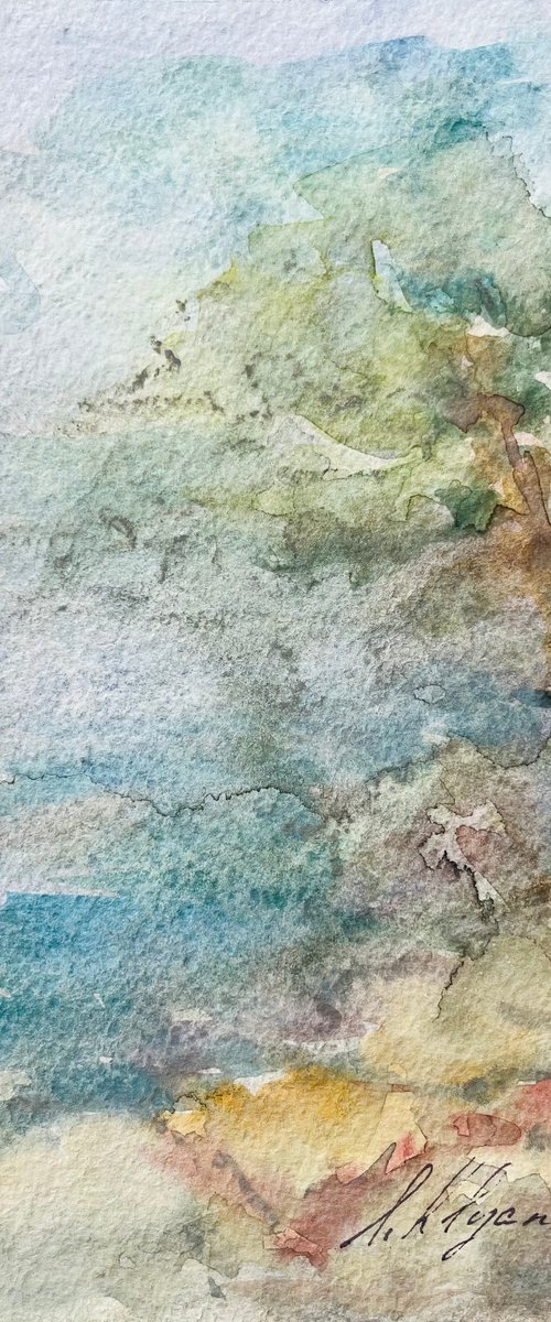 Landscape, Menton 2024 by Elena Klyan