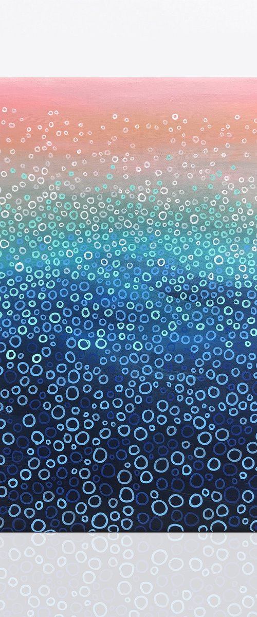 Beach Bubbles II by Jennifer Bell