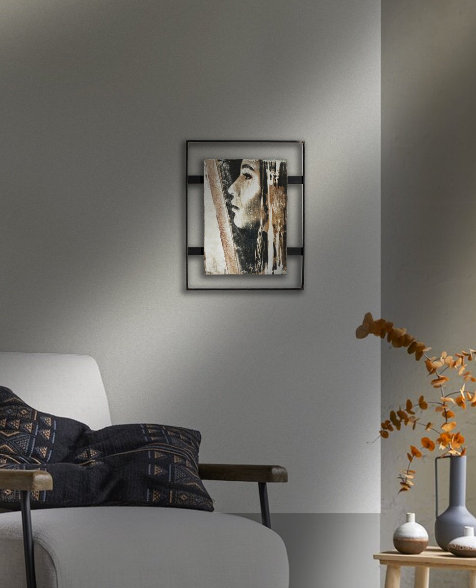 Female portrait. - Ceramic - by GILL Gilberto Borghesi