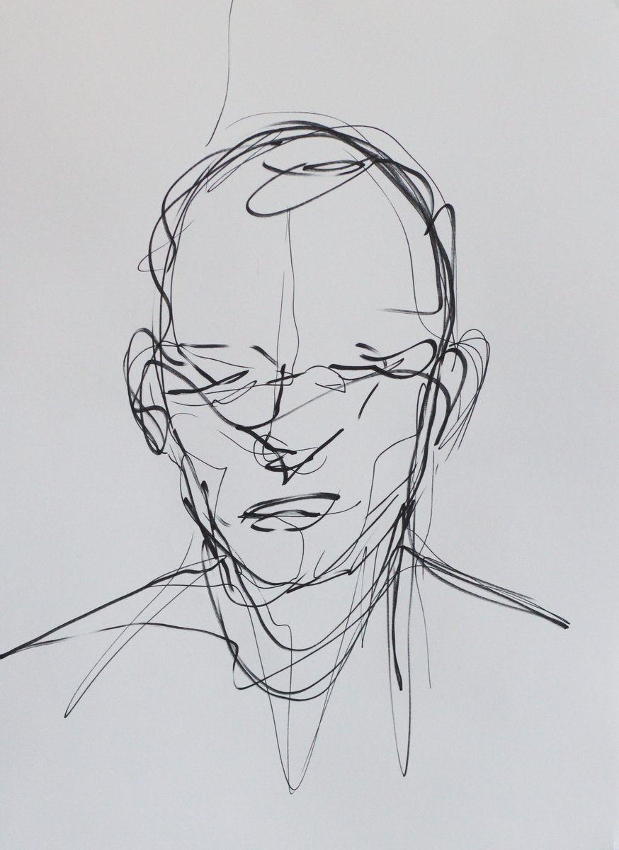 Ink Portrait 2 by Mark Barrable