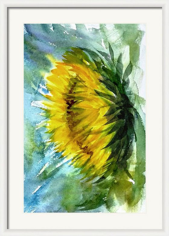 The Last Sunflower, inspired by Van Gogh