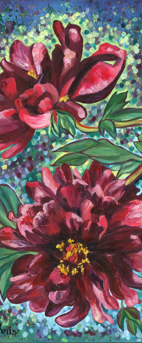 "Cora Louise" Peony Duet by Christina M Plichta