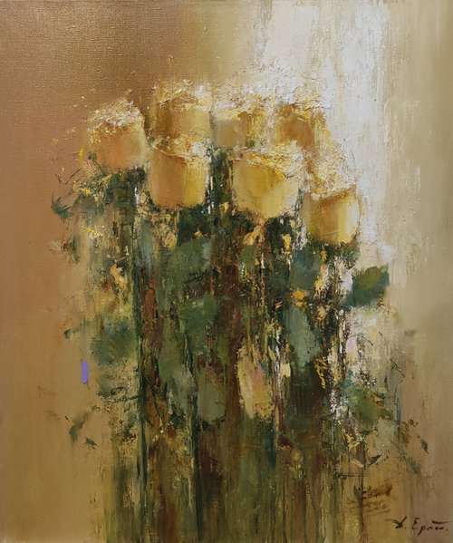 Bouquet of yellow roses by Dmitrii Ermolov