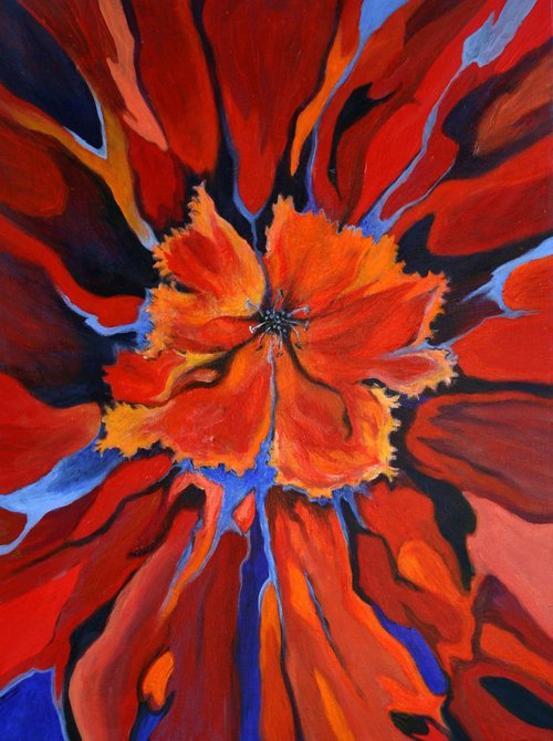 Red Bloom by Alison Caltrider