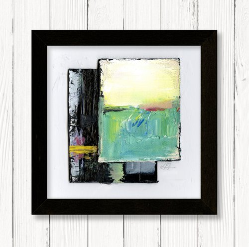 Abstract Oil Collage 5 by Kathy Morton Stanion