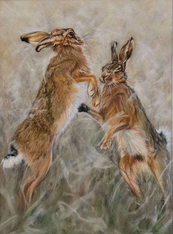 Boxing Hares