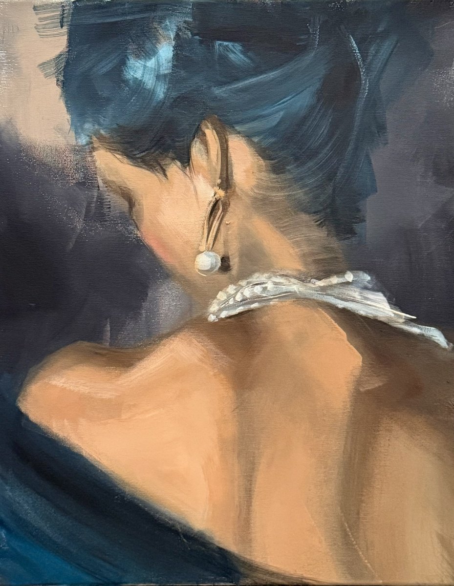 Expressive Oil Painting , Maiko Ii By Tamara Andjus, 16 X 20, Artwork For Sale On Artfinder