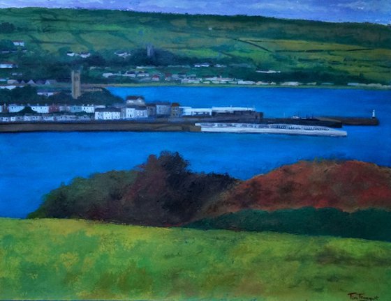 On the spot.  Penzance from Paul Hill.
