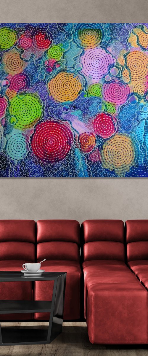 Psychedelic Garden #19 by Marina Krylova
