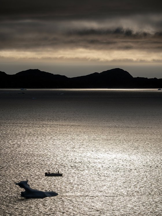 FISHING AT SUNSET